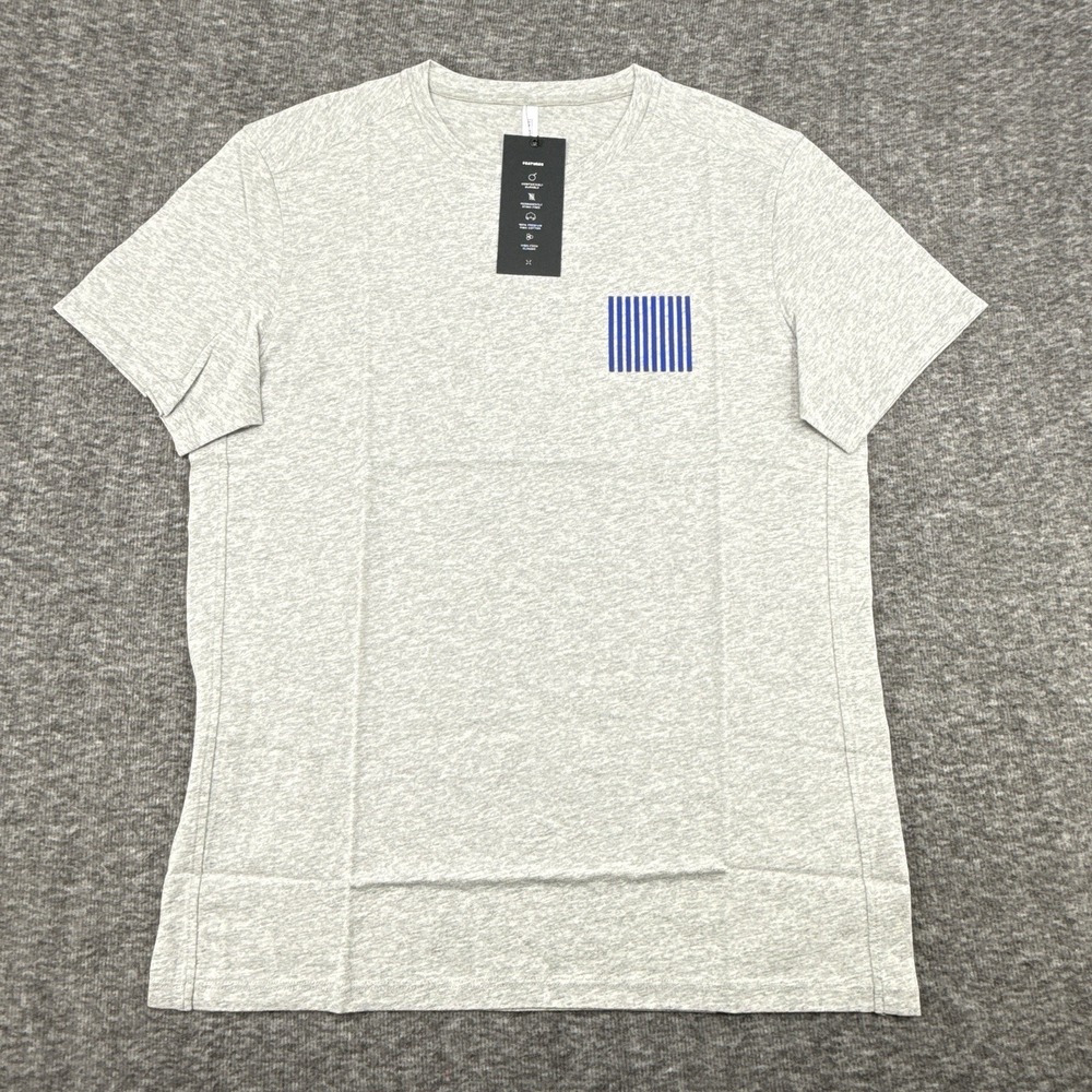Ten Thousand Essential Tee‎ Men M Heather Gray DM Graphic Athletic NWT